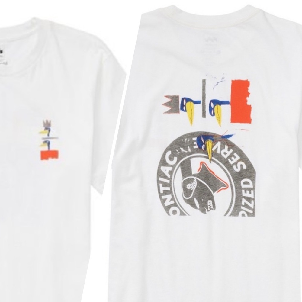 🎨Warhol x Basquiat Billabong Lab Men’s T-Shirt🎨 ~XL 100% cotton